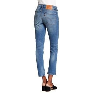 Vtg 70's Levis 505c Womens Slim Fit Cropped Jeans